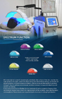 7 tratamiento antienvejecedor del acné de la máquina de la terapia de la luz del salón PDT LED del color