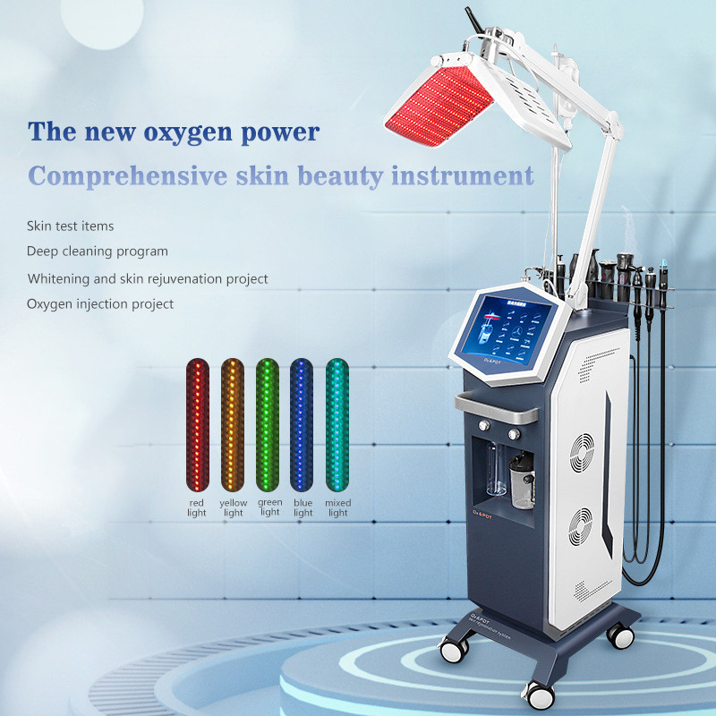 Máquina facial de limpieza profunda 300w del oxígeno hidráulico